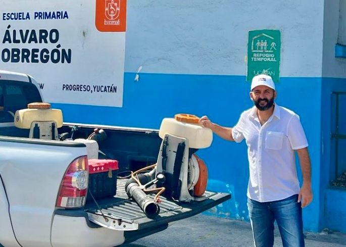 Carlos Zacarías cumple con su compromiso a favor de la salud de la niñez en Progreso