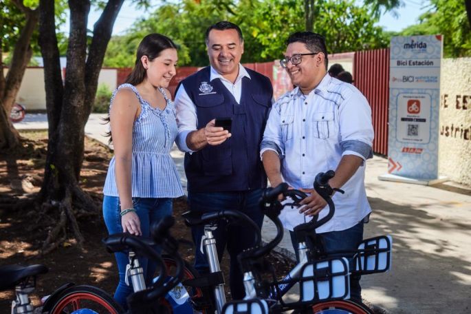 Ante el éxito del programa “En Bici”, Renán Barrera amplía periodo gratuito hasta septiembre