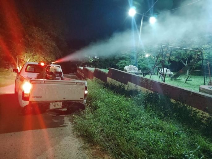 Continúa SSY realizando labores de prevención contra el dengue en Mérida y el interior del estado