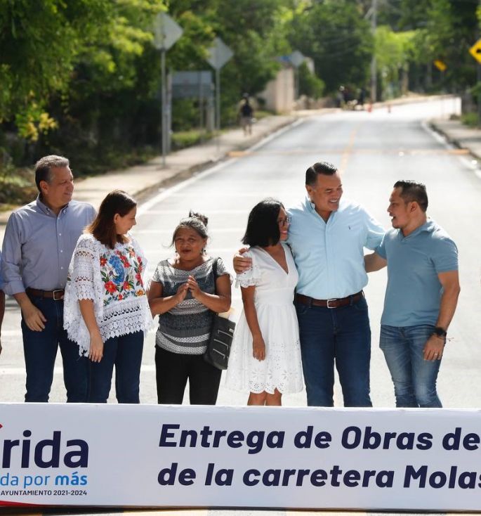 Con inversión histórica de más de 27 millones, se beneficia a los habitantes de Molas y Dzoyaxché