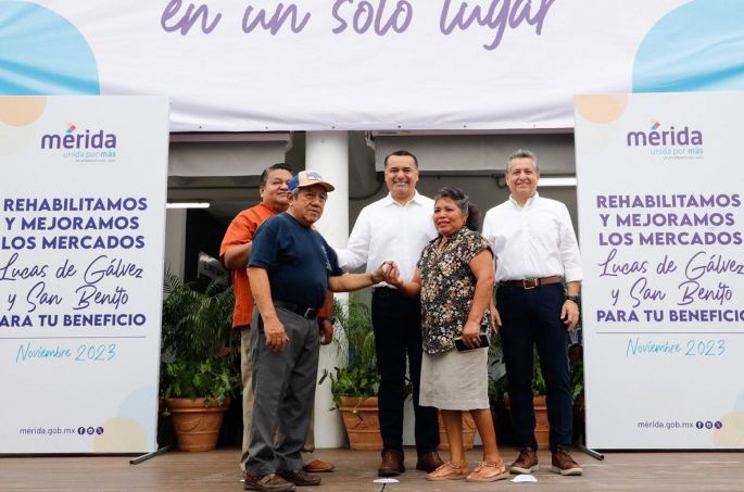 Renán Barrera cumple con el compromiso de entregar mercados seguros y funcionales