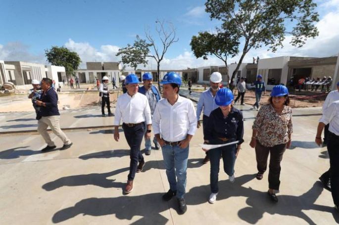 Supervisa el Gobernador Mauricio Vila Dosal, los trabajos de construcción del Centro de Asistencia Social para Niñas, Niños y Adolescentes Casa Otoch