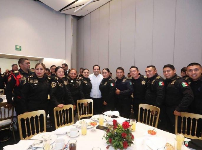 El Gobernador Mauricio Vila Dosal anuncia nueva iniciativa de ley para garantizar las prestaciones de las y los policías en los próximos años