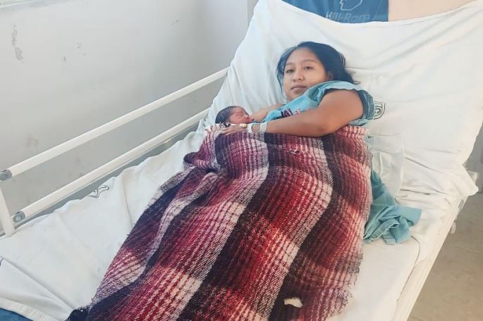En el Hospital General de Valladolid se recibió al primer bebé de 2024 en el primer minuto de este año