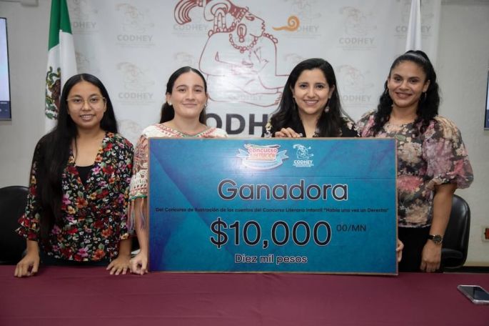 La CODHEY premia a Ganadora de Concurso de Ilustración