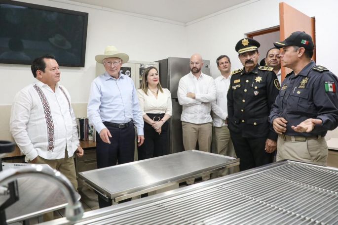 Fortalece Yucatán su seguridad con apoyo de la Embajada de E.E.U.U.
