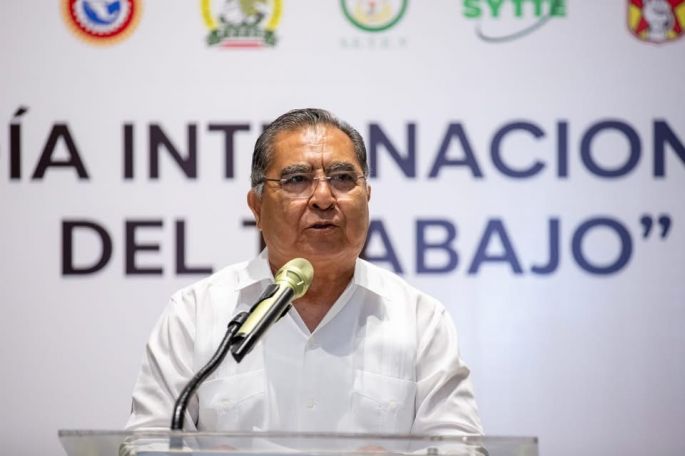 Pedro Oxté, virrey vitalicio de la CROC en Yucatán, es repudiado por los trabajadores