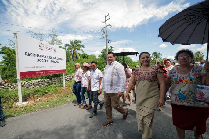 Inicia reconstrucción de la carretera Xocchel–Sahcabá