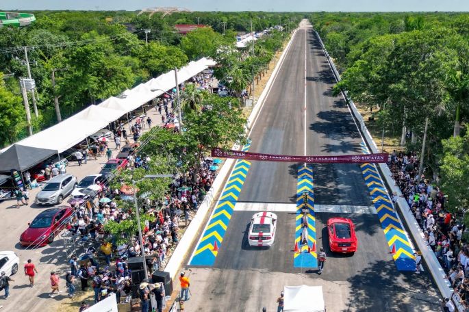 Yucatán estrena pista oficial para arrancones seguros