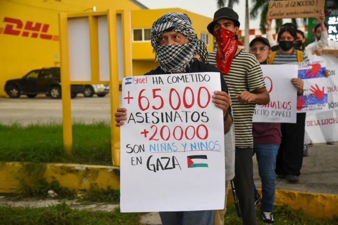 Yucatecos se suman a la Jornada de Lucha por Palestina