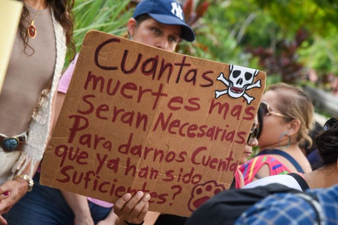 Justicia por Sicilia: manifestantes protestan en Palacio de Gobierno tras la liberación del agresor