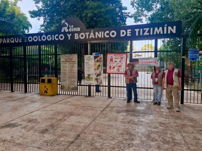 Clausura Profepa el Zoológico La Reina, de Tizimín