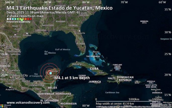 Actividad de la falla de Ticul, detrás de los sismos recientes en Yucatán
