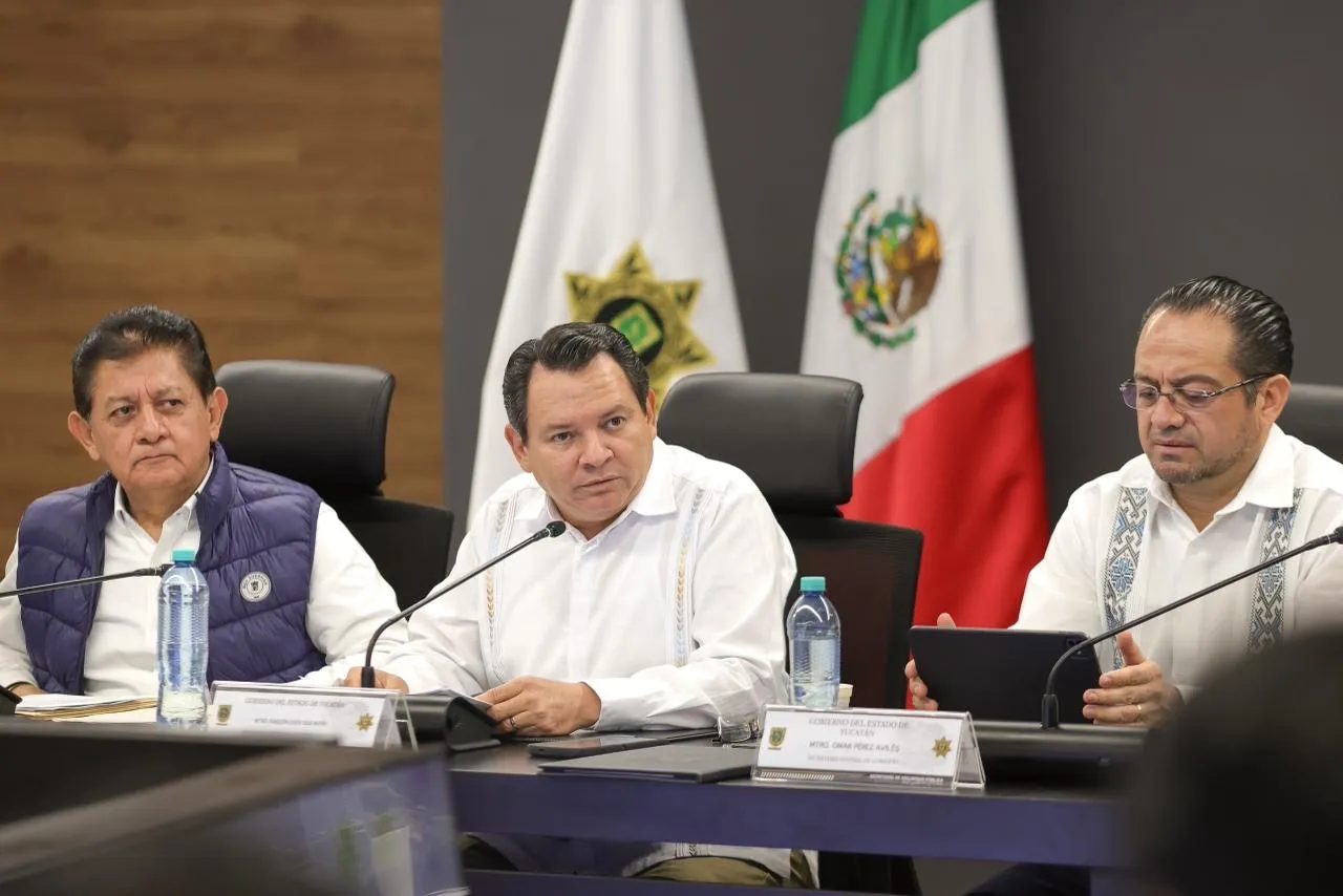 Yucatán, líder nacional en seguridad; Homicidios bajan 25% y robo de vehículos 46%, confirma el Consejo Nacional de Seguridad
