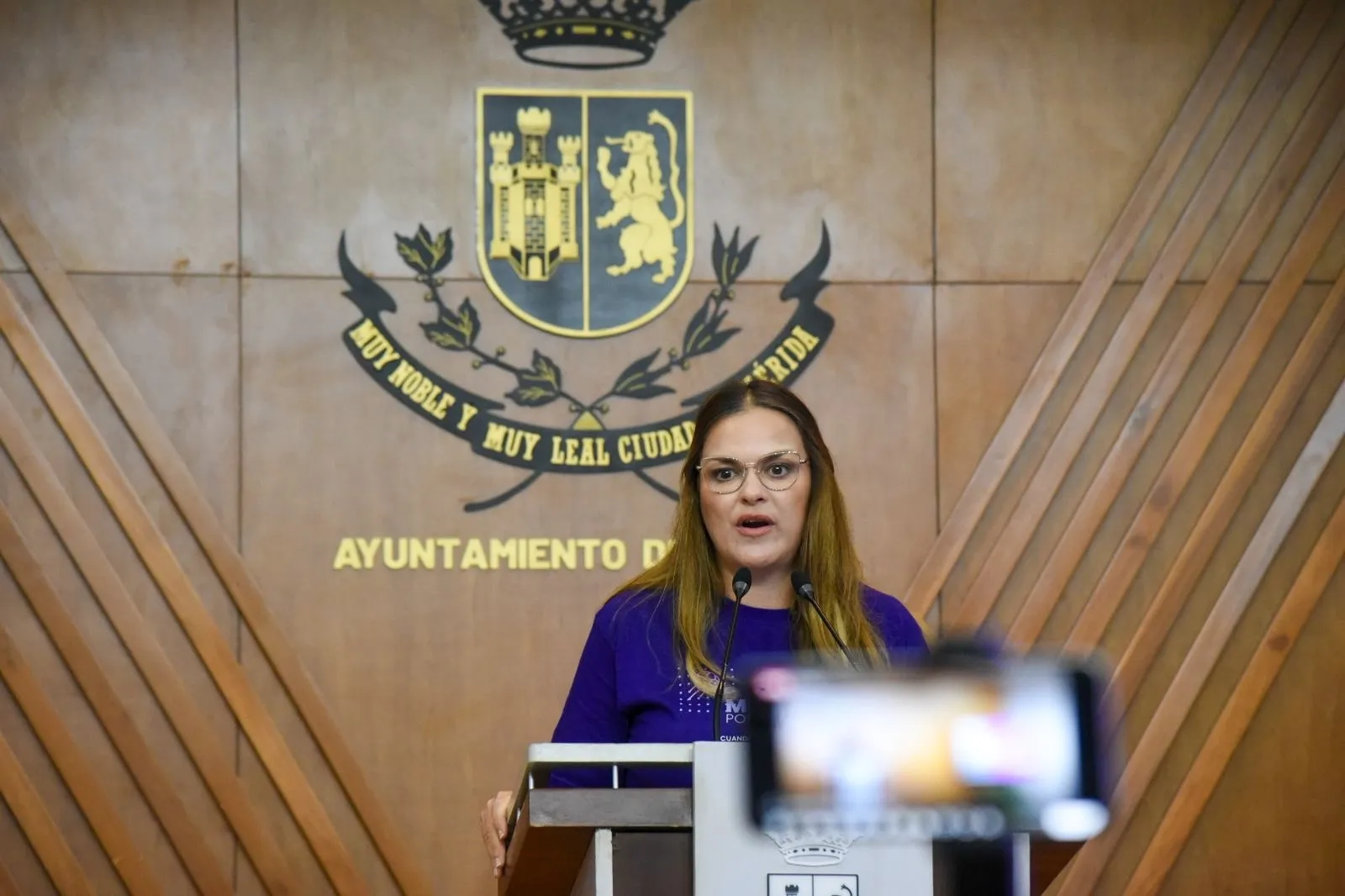 Alcaldesa garantiza condiciones para la libre manifestación de mujeres este 8M en Mérida