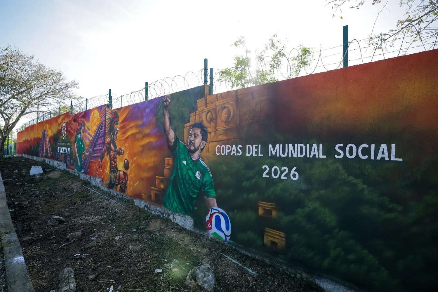Inicia “Murales Mundialistas” para recuperar espacios públicos en todo Yucatán