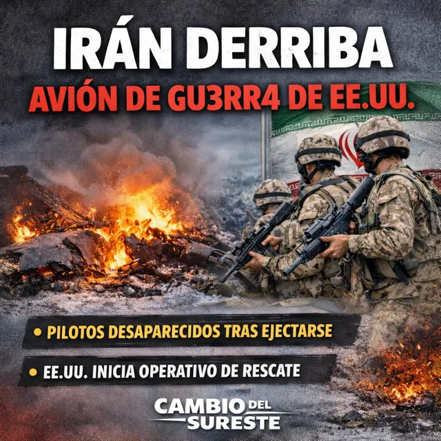 Irán derriba avión de EEUU y buscan a los pilotos
