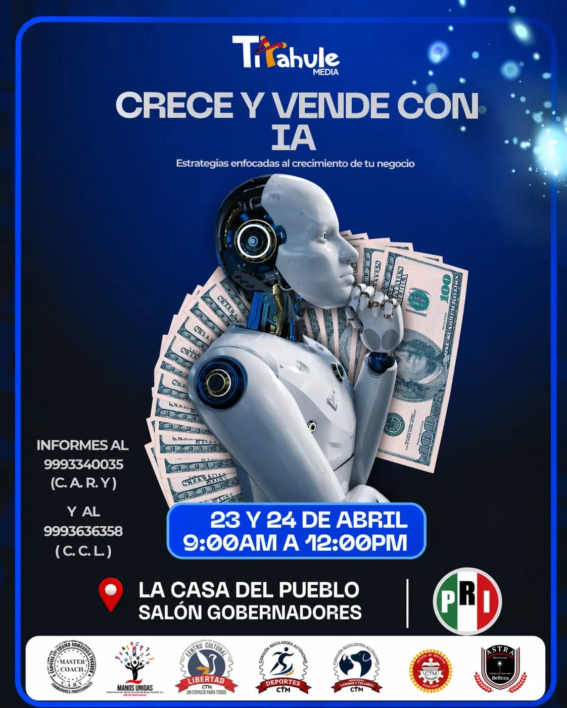 Impulsan capacitación en inteligencia artificial desde la Casa del Pueblo en Mérida