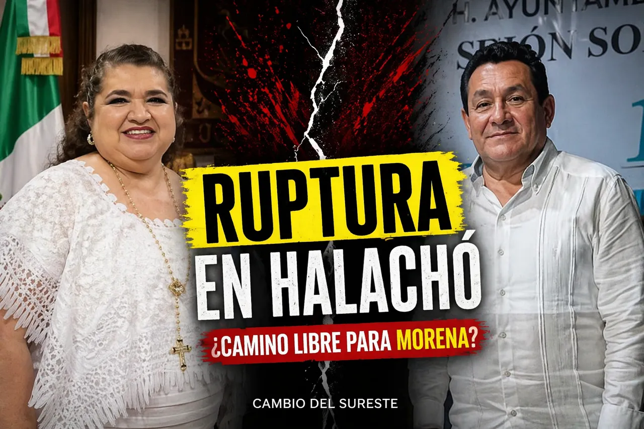 Se fractura el poder en Halachó y MORENA se fortalece rumbo al 2027