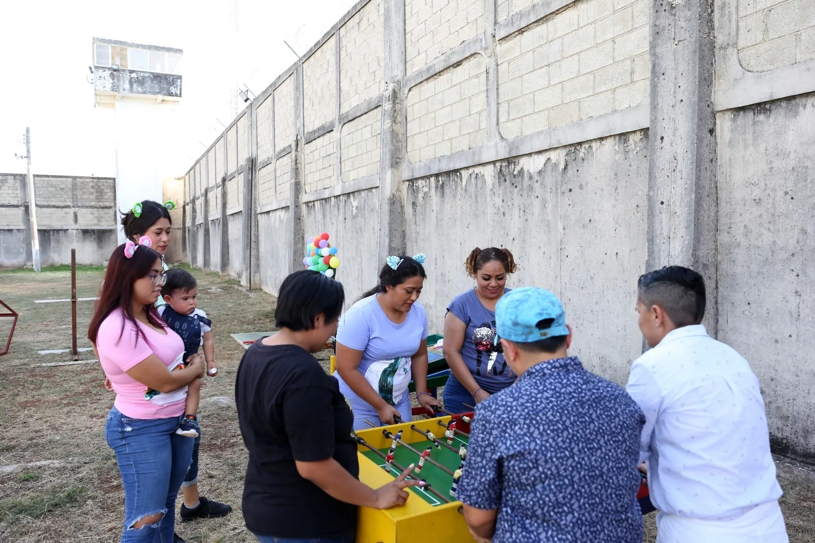 Celebran a las infancias en el Cereso de Mérida