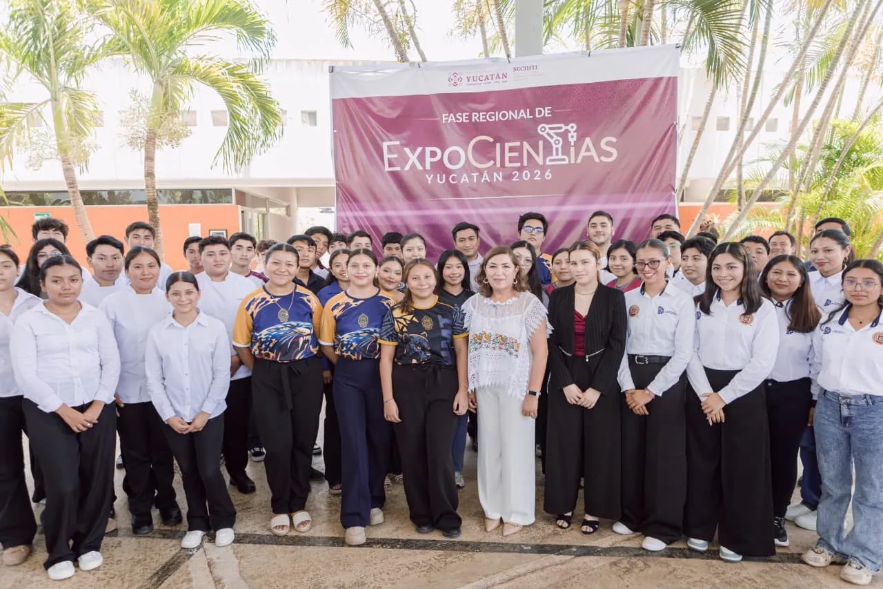 Yucatán impulsa vocaciones científicas con ExpoCiencias 2026 y Jornadas Nacionales