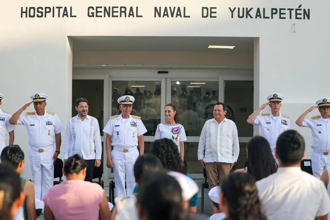 Yucatán amplía servicios de salud con nuevo Hospital General Naval de Yucalpetén